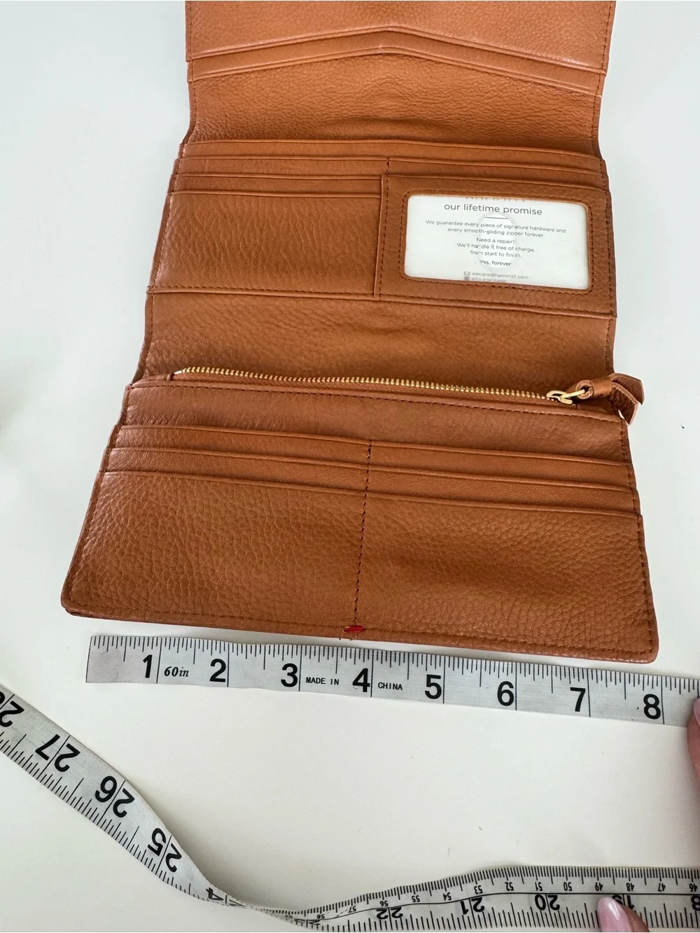 Hammitt Benjamin Wallet Manzanita Tan One Size